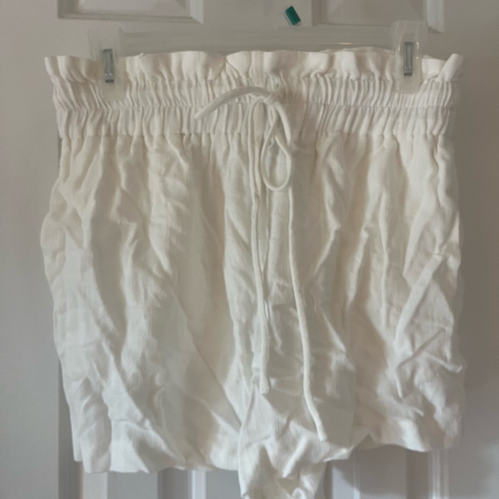 White shorts perfect for summer